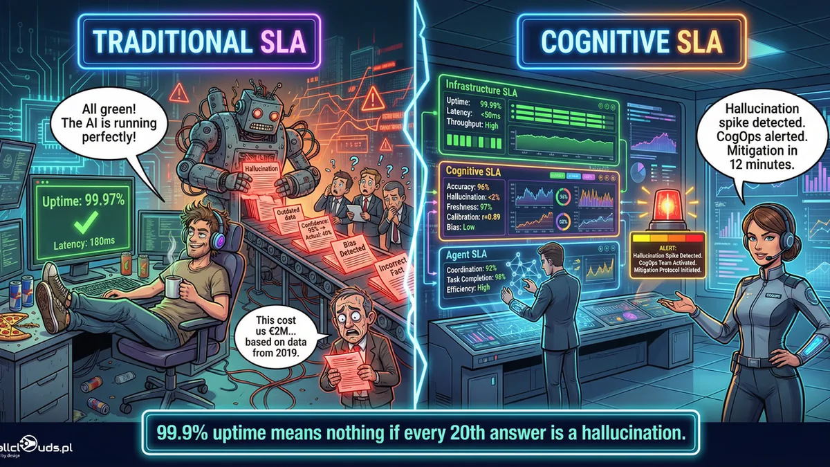 Cognitive SLA: Why 99.9% Uptime Is Not Enough When AI Supports Decisions in Your Company