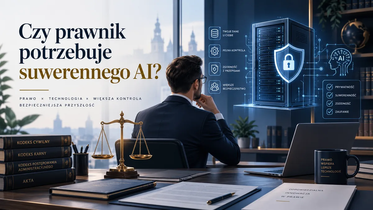 Czy prawnik potrzebuje suwerennego AI?