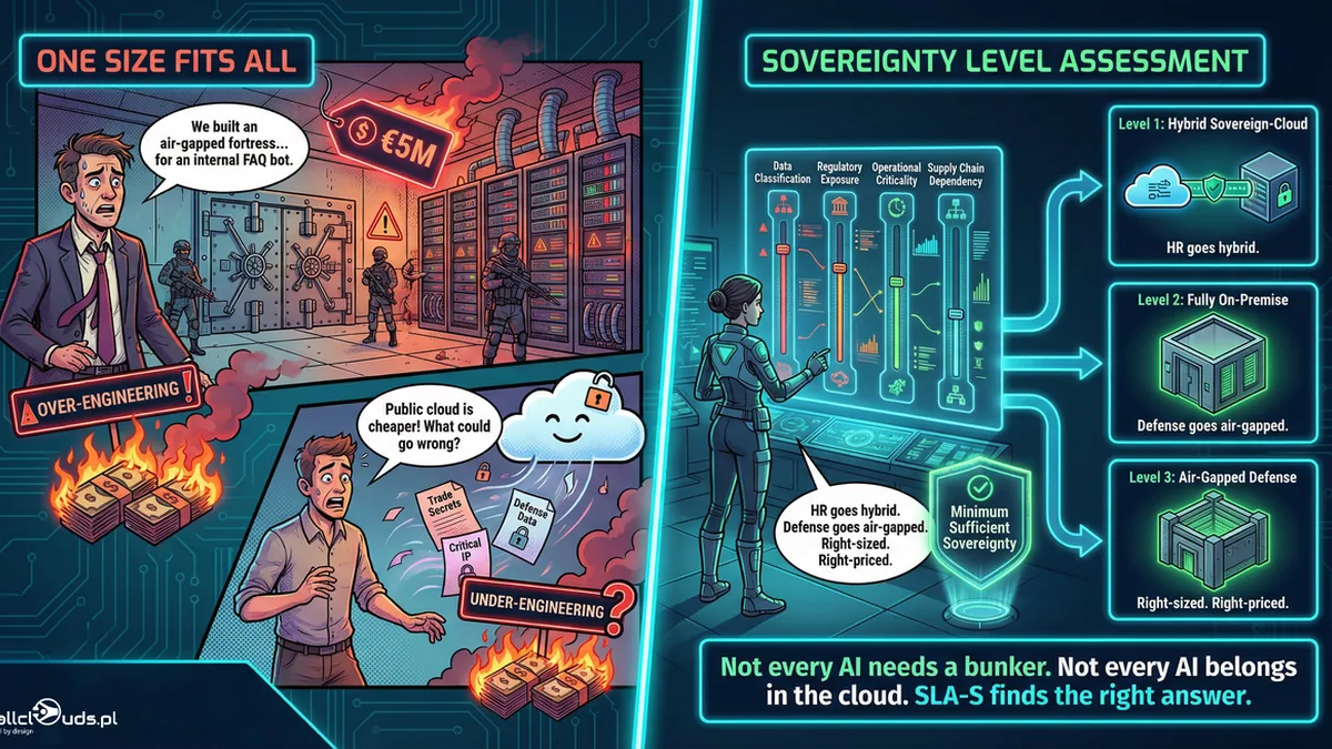 Sovereignty Level Assessment — how to choose the right level of AI sovereignty and not overpay