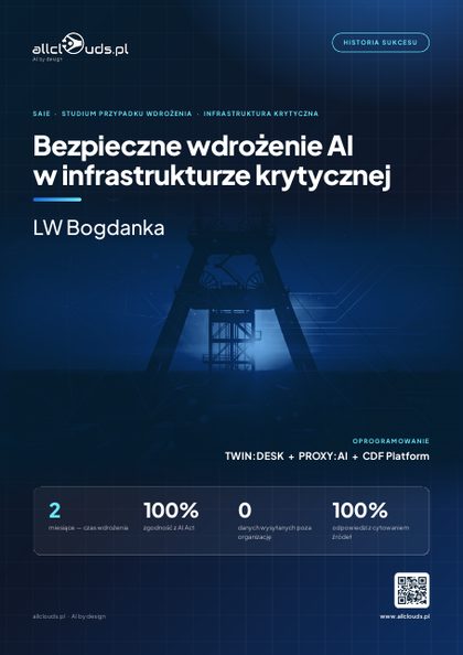 Okładka: Materiał informacyjny: Wdrożenie w LW Bogdanka
